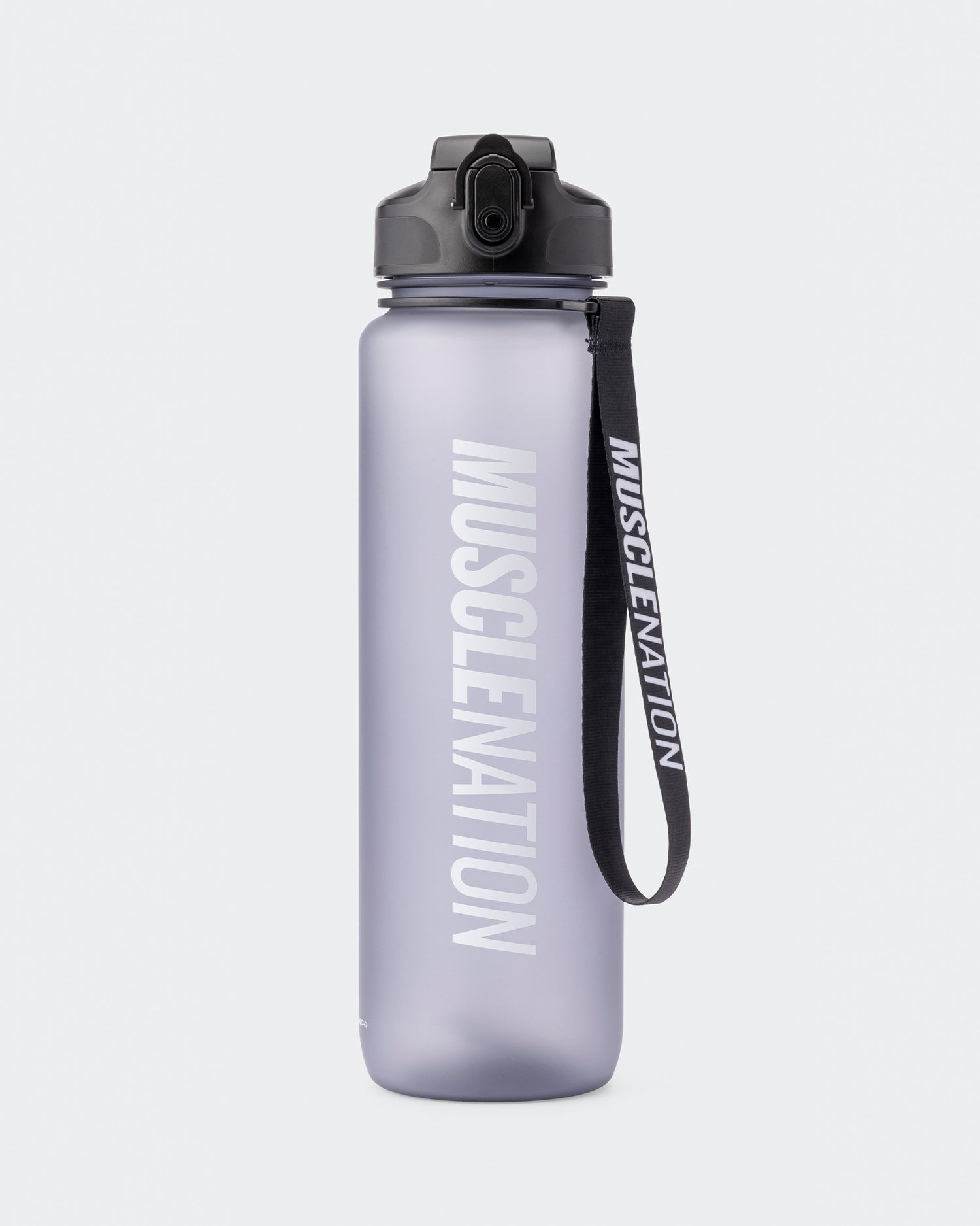 Essential Straw Bottle-Shakers & Bottles-Black-AC1123111BLK-ONE-MNAPPRL28567-1-Muscle Nation