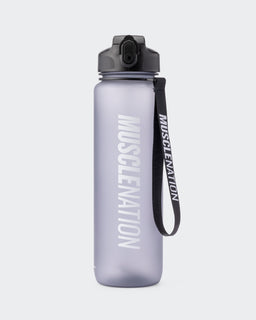 Essential Straw Bottle-Shakers & Bottles-Black-AC1123111BLK-ONE-MNAPPRL28567-1-Muscle Nation