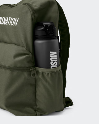 Muscle Nation Backpack - Dark Khaki-Accessories-Dark Khaki-ACC022569DKHAKI-ONE-MNAPPRL42436-2-Muscle Nation