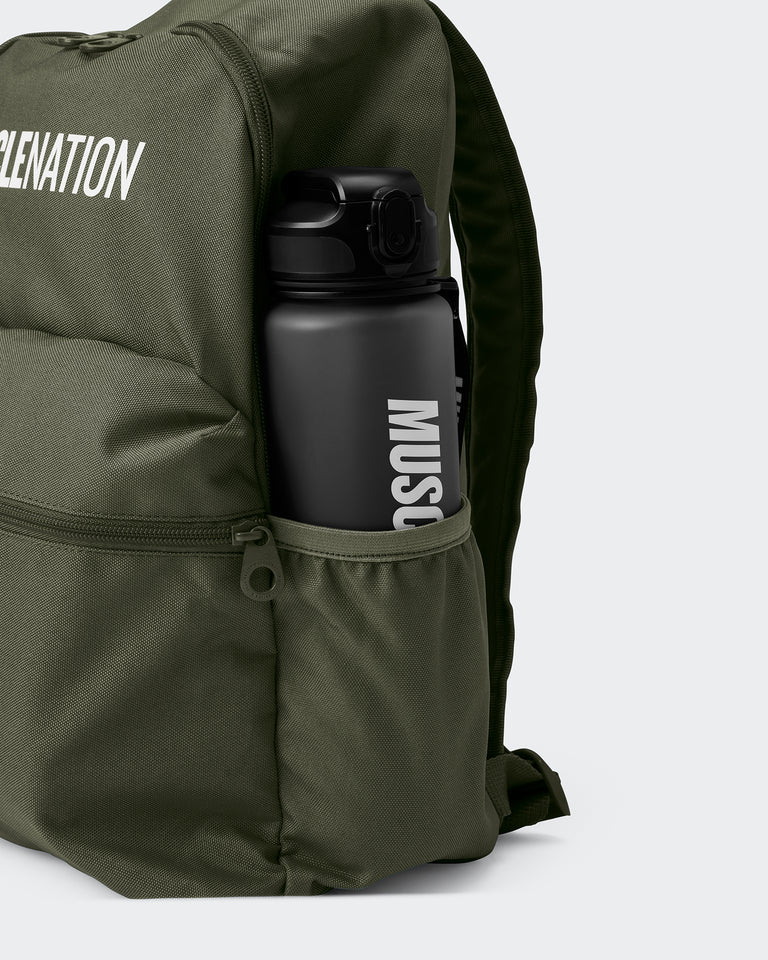 Muscle Nation Backpack - Dark Khaki-Accessories-Dark Khaki-ACC022569DKHAKI-ONE-MNAPPRL42436-2-Muscle Nation