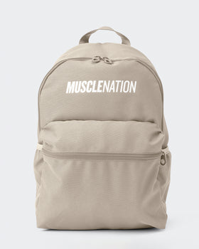 Muscle Nation Backpack - Stone-Accessories-Stone-ACC022569STONE-ONE-MNAPPRL42435-1-Muscle Nation
