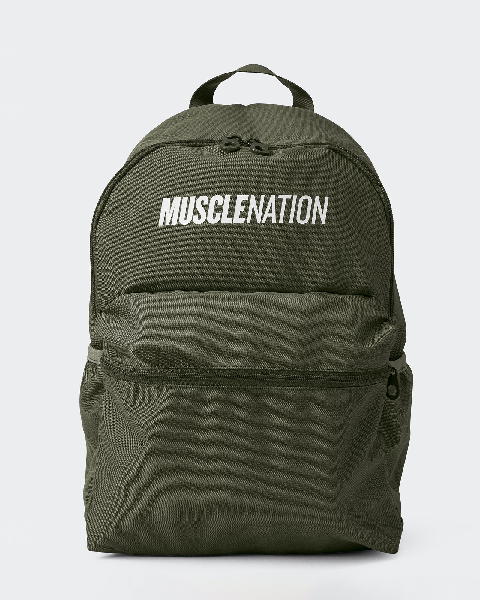 Muscle Nation Backpack - Dark Khaki-Accessories-Dark Khaki-ACC022569DKHAKI-ONE-MNAPPRL42436-1-Muscle Nation