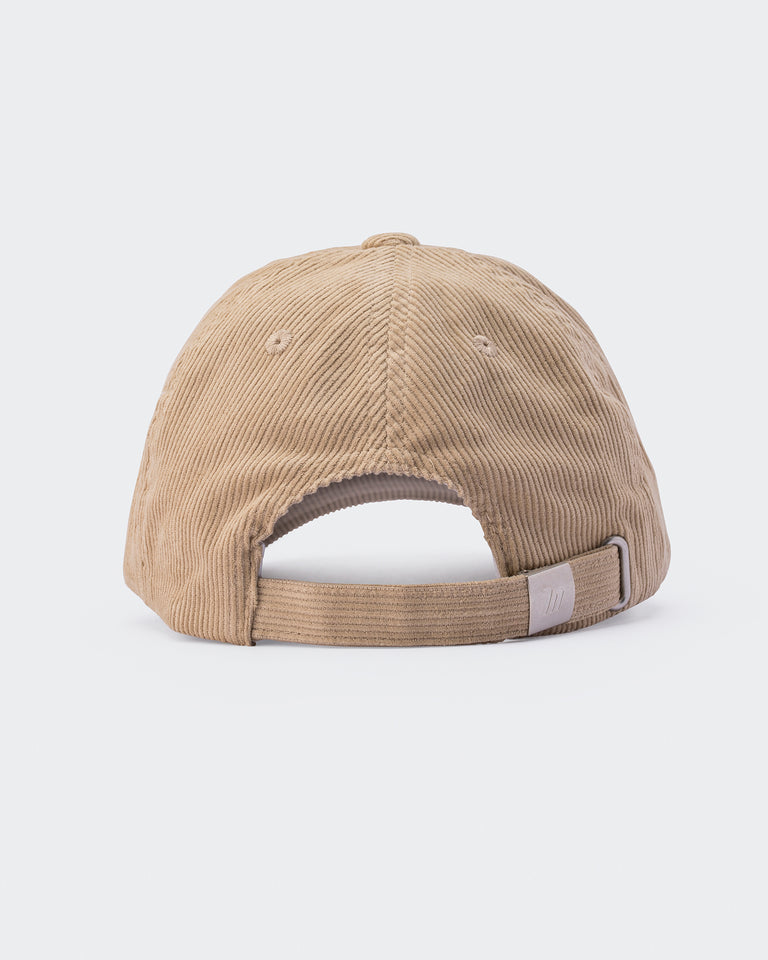 Worldwide Corduroy Dad Cap - Cream-Accessories-Cream-AC022468CREAM-ONE-MNAPPRL30334-3-Muscle Nation