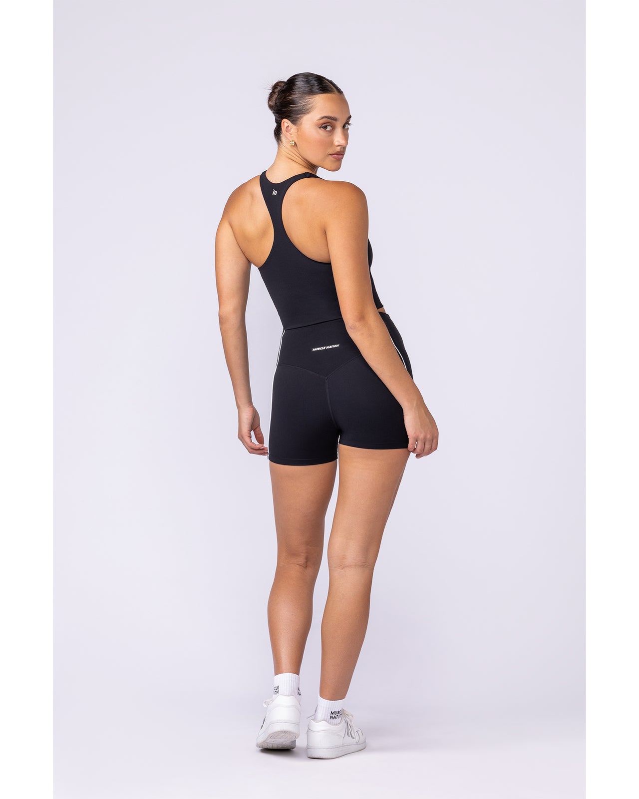 Active Form Cropped Tank - Black-Singlets & Tanks-XXS-1125128BLK-XXS-MNAPPRL45336-4-Muscle Nation