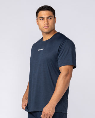 Aero Active Tee - Navy-T-Shirts-S-082532NAVY-S-MNAPPRL43942-2-Muscle Nation