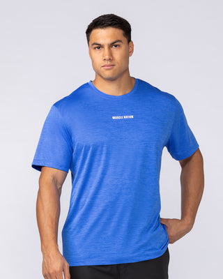Aero Active Tee - Power Blue-T-Shirts-S-082532PWRBL-S-MNAPPRL43956-1-Muscle Nation