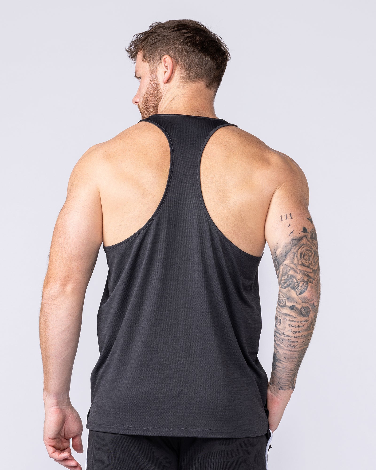 Aero Y Back Singlet - Black-Singlets & Tanks-S-112563BLK-S-MNAPPRL47213-5-Muscle Nation