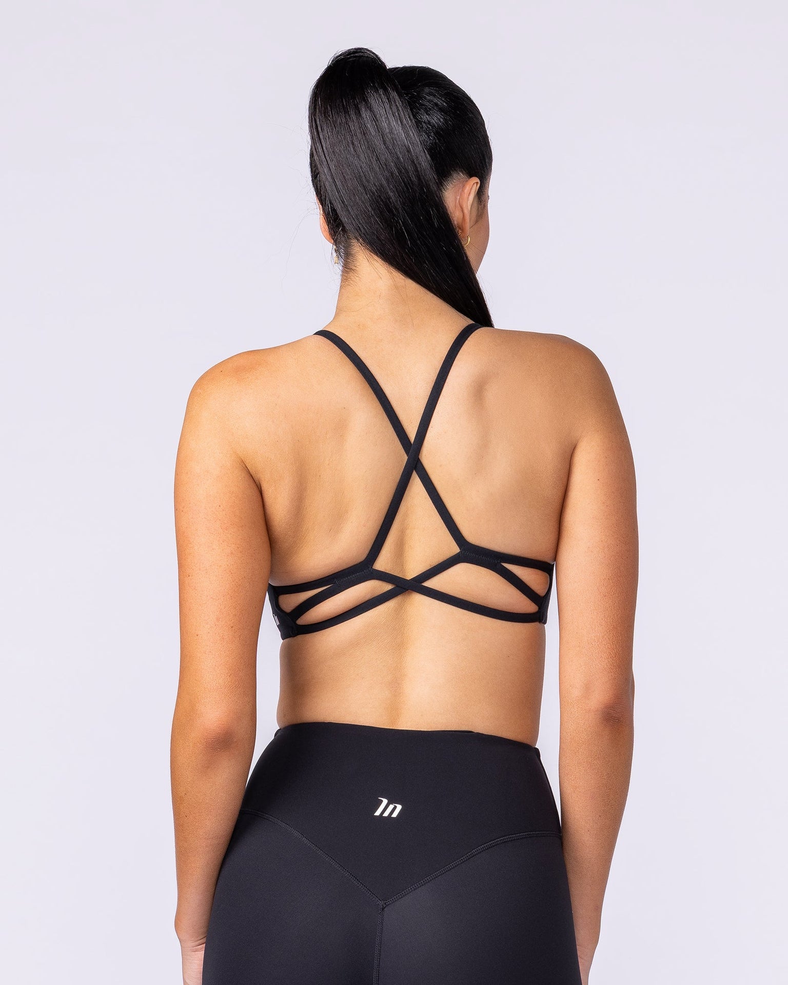 Afterglow Bralette - Black-Bralettes-XXS-1125106BLK-XXS-MNAPPRL45381-4-Muscle Nation