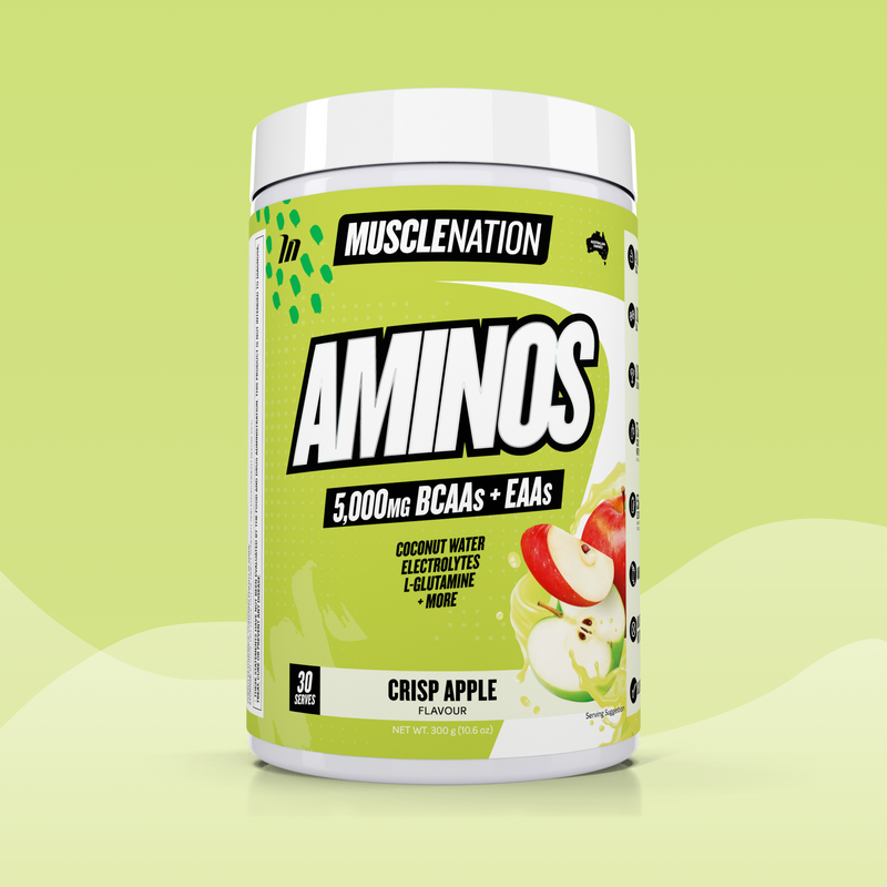 AMINOS + HYDRATION - Crisp Apple - 30 serves-Aminos-MNSUPPS0333-735850949185-1-Muscle Nation
