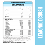 AMINOS + HYDRATION - Lemonade Crush - 30 serves-Aminos-MNSUPPS0147-764460254075-2-Muscle Nation