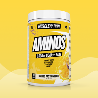 AMINOS + HYDRATION - Mango Passionfruit - 30 serves-Aminos-MNSUPPS0231-764460254488-1-Muscle Nation