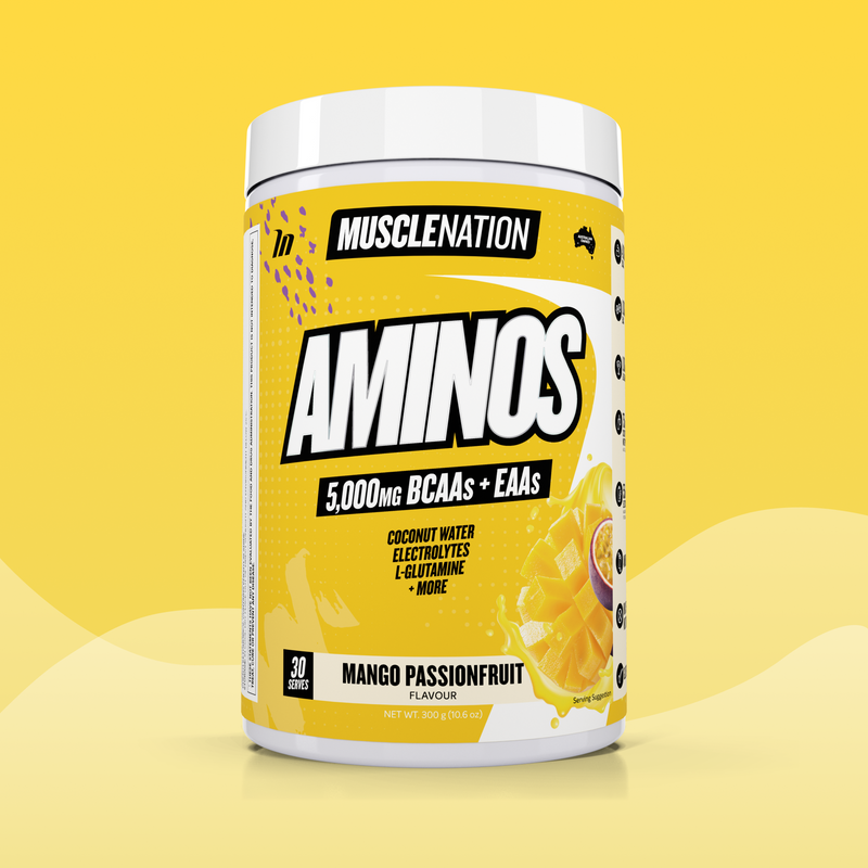 AMINOS + HYDRATION - Mango Passionfruit - 30 serves-Aminos-MNSUPPS0231-764460254488-1-Muscle Nation