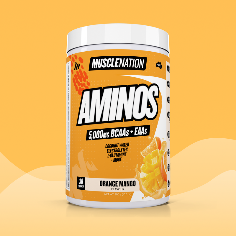 AMINOS + HYDRATION - Orange Mango - 30 serves-Aminos-MNSUPPS0334-735850949116-1-Muscle Nation