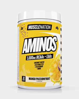 AMINOS + HYDRATION - Mango Passionfruit - 30 serves-Aminos-MNSUPPS0231-764460254488-1-Muscle Nation