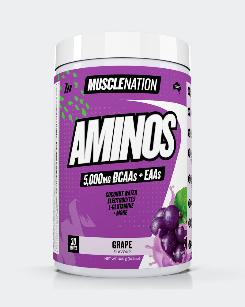 AMINOS + HYDRATION - Grape - 30 serves-Aminos-MNSUPPS0145-764460254051-1-Muscle Nation