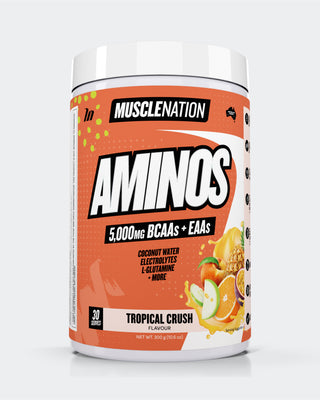 AMINOS + HYDRATION - Tropical Crush - 30 serves-Aminos-MNSUPPS0244-764460254549-1-Muscle Nation