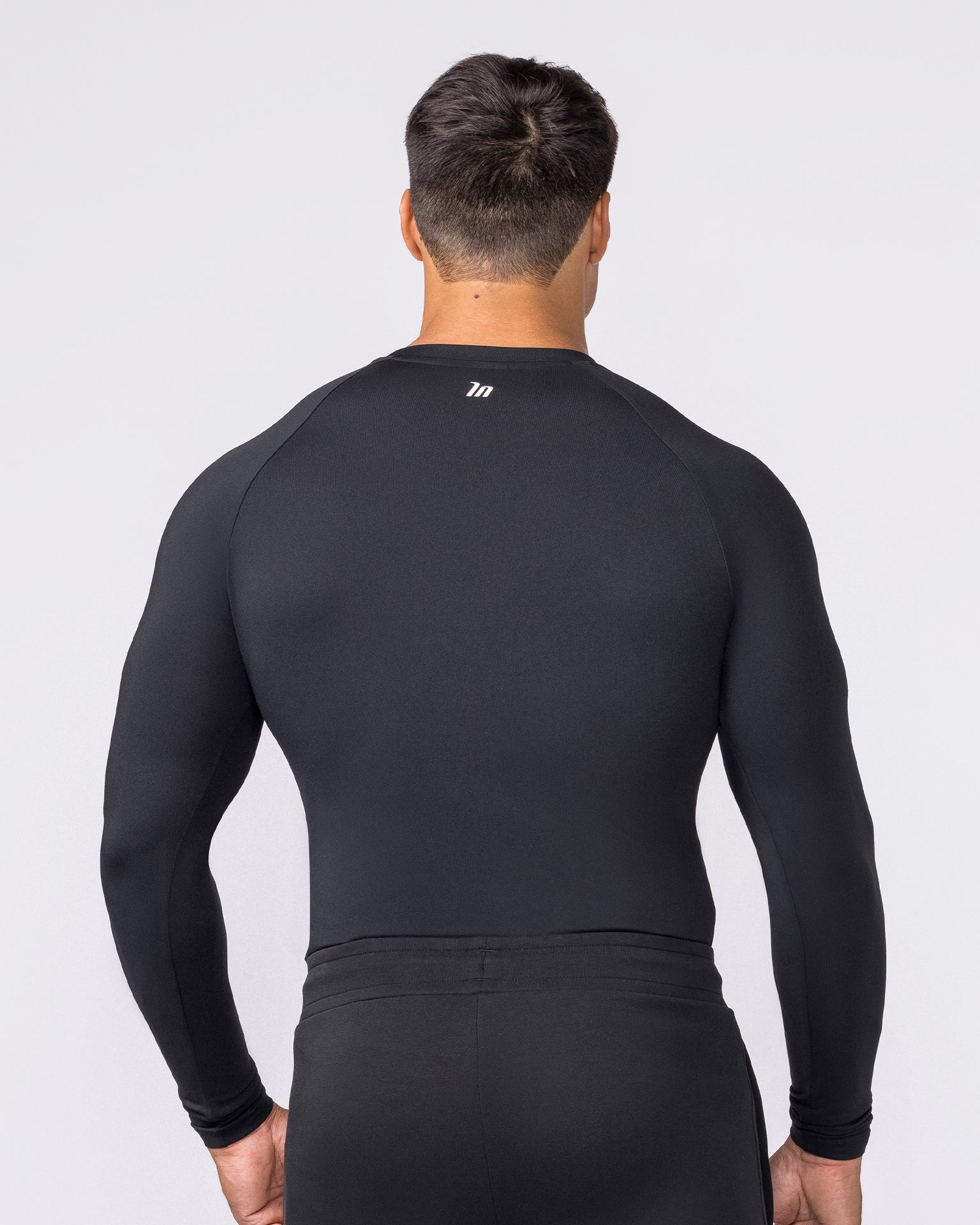 Apex Long Sleeve Tee - Black-T-Shirts-XS-042647BLK-XS-MNAPPRL50525-5-Muscle Nation