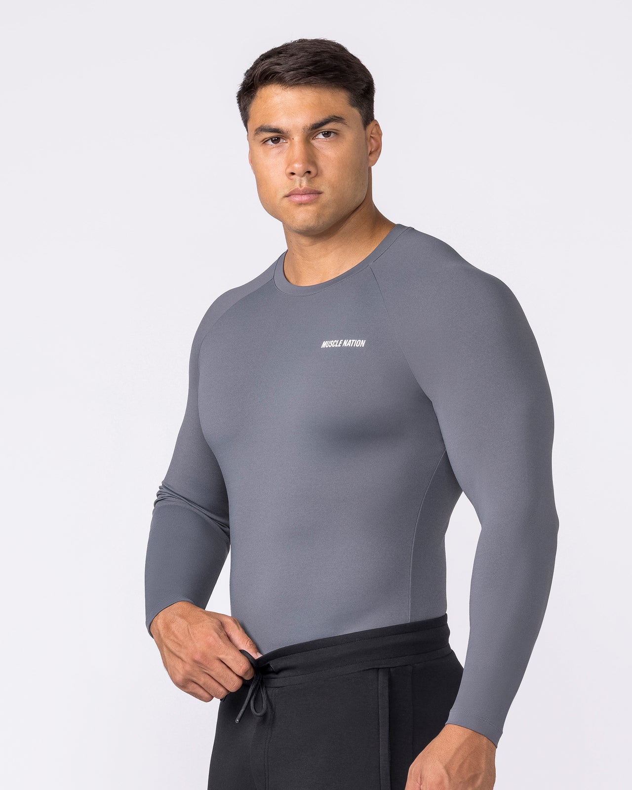 Apex Long Sleeve Tee - Tornado-Long Sleeve T-Shirts-XS-042647TRNDO-XS-MNAPPRL50533-3-Muscle Nation