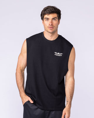 Archives Muscle Tank - Black-Singlets & Tanks-S-1125149BLK-S-MNAPPRL47227-2-Muscle Nation