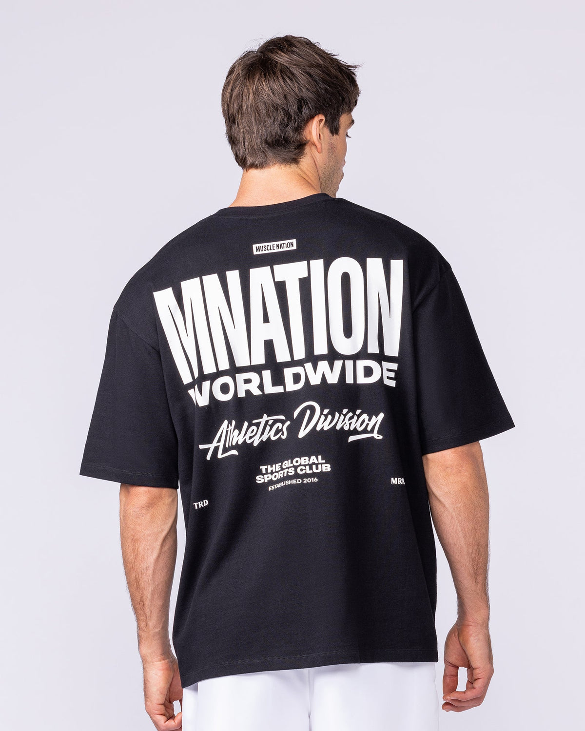 Athletic Division Pump Cover in Black - Muscle Nation, view 3