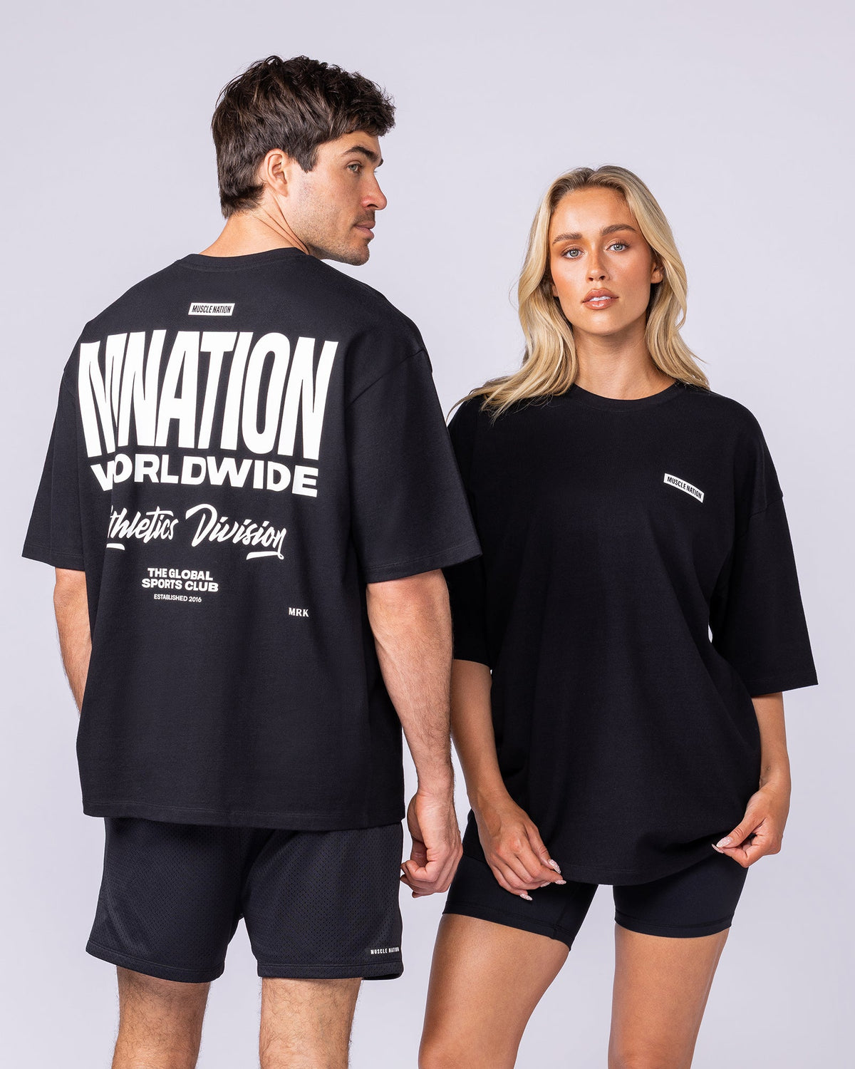 Athletic Division Pump Cover in Black - Muscle Nation, view 7