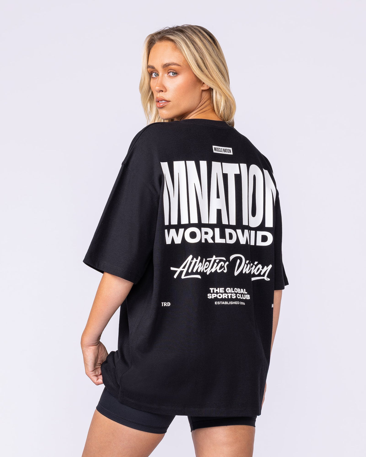 Athletic Division Pump Cover in Black - Muscle Nation, view 8
