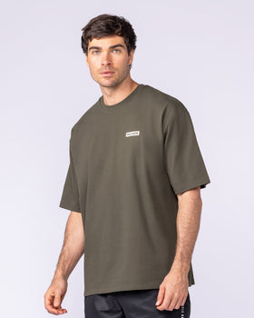 Athletic Division Pump Cover - Dark Khaki-T-Shirts-XS-1125176DKHAKI-XS-MNAPPRL47317-4-Muscle Nation