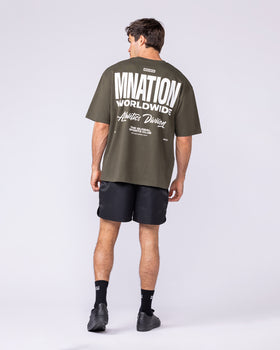 Athletic Division Pump Cover - Dark Khaki-T-Shirts-XS-1125176DKHAKI-XS-MNAPPRL47317-6-Muscle Nation