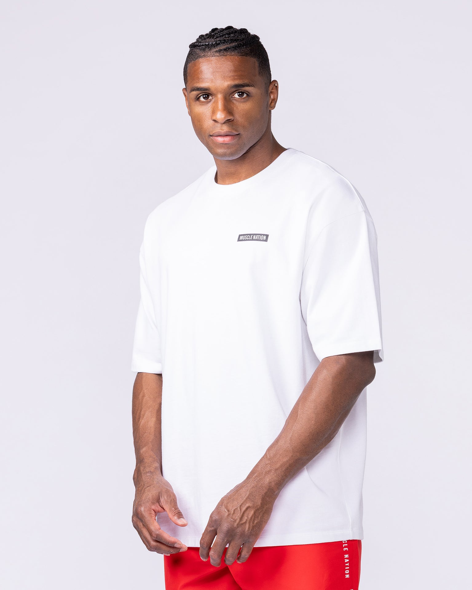 Athletic Division Pump Cover - White-T-Shirts-XS-1125176WHT-XS-MNAPPRL47309-3-Muscle Nation