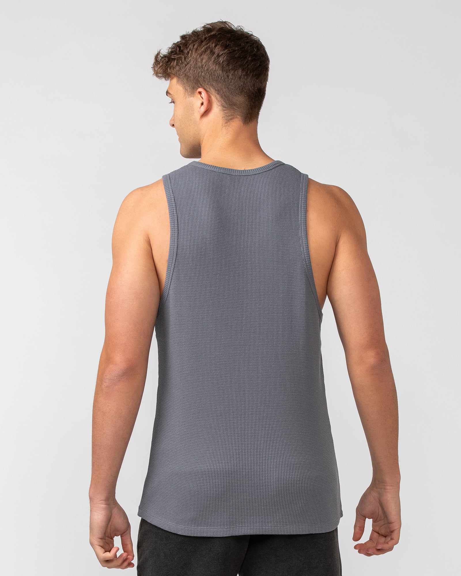 Waffle Tank - Tornado-Singlets & Tanks-S-082408TRNDO-S-MNAPPRL32614-5-Muscle Nation