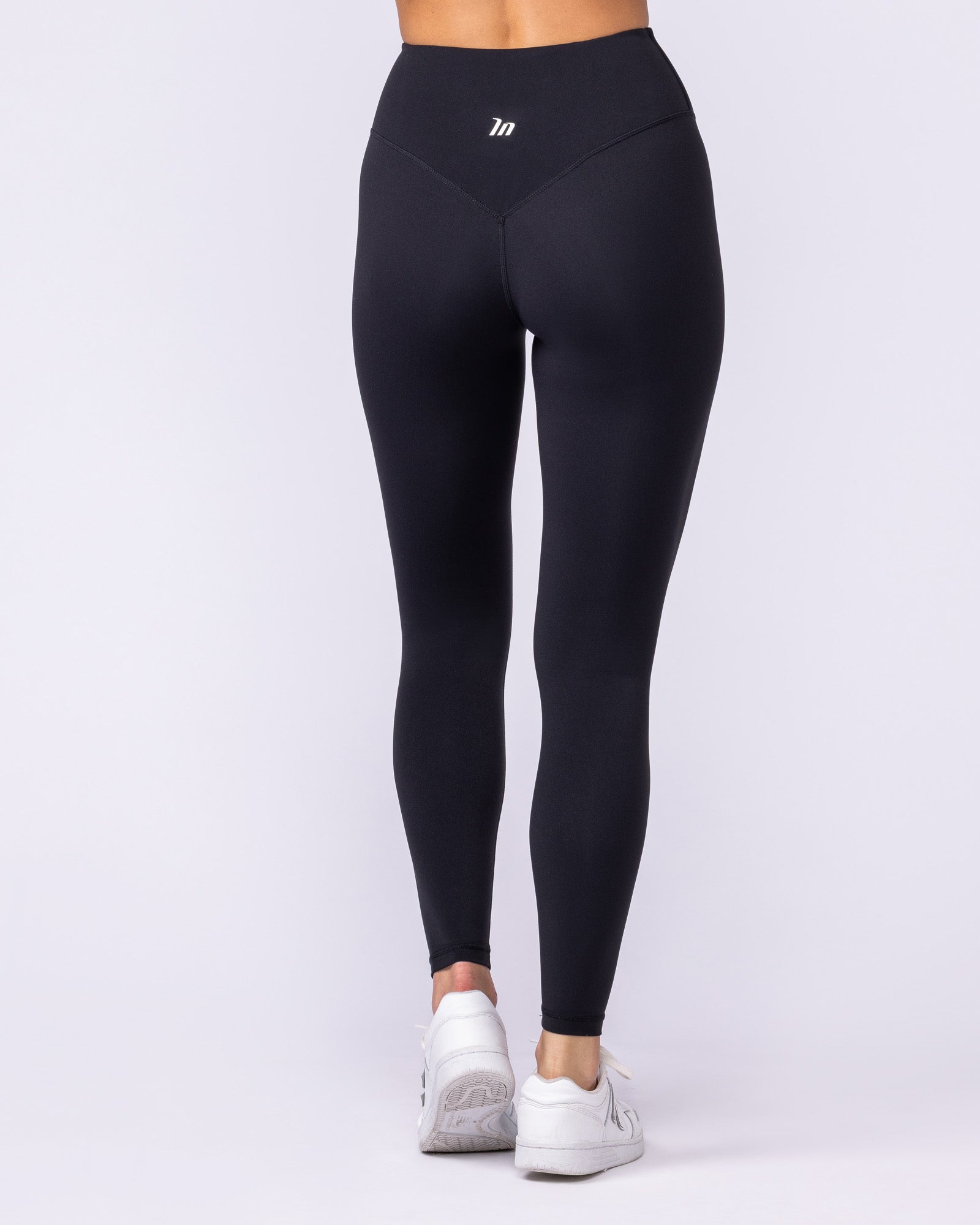Aura Back Pocket Ankle Length Leggings - Black-Leggings-XXS-1125123BLK-XXS-MNAPPRL45482-5-Muscle Nation