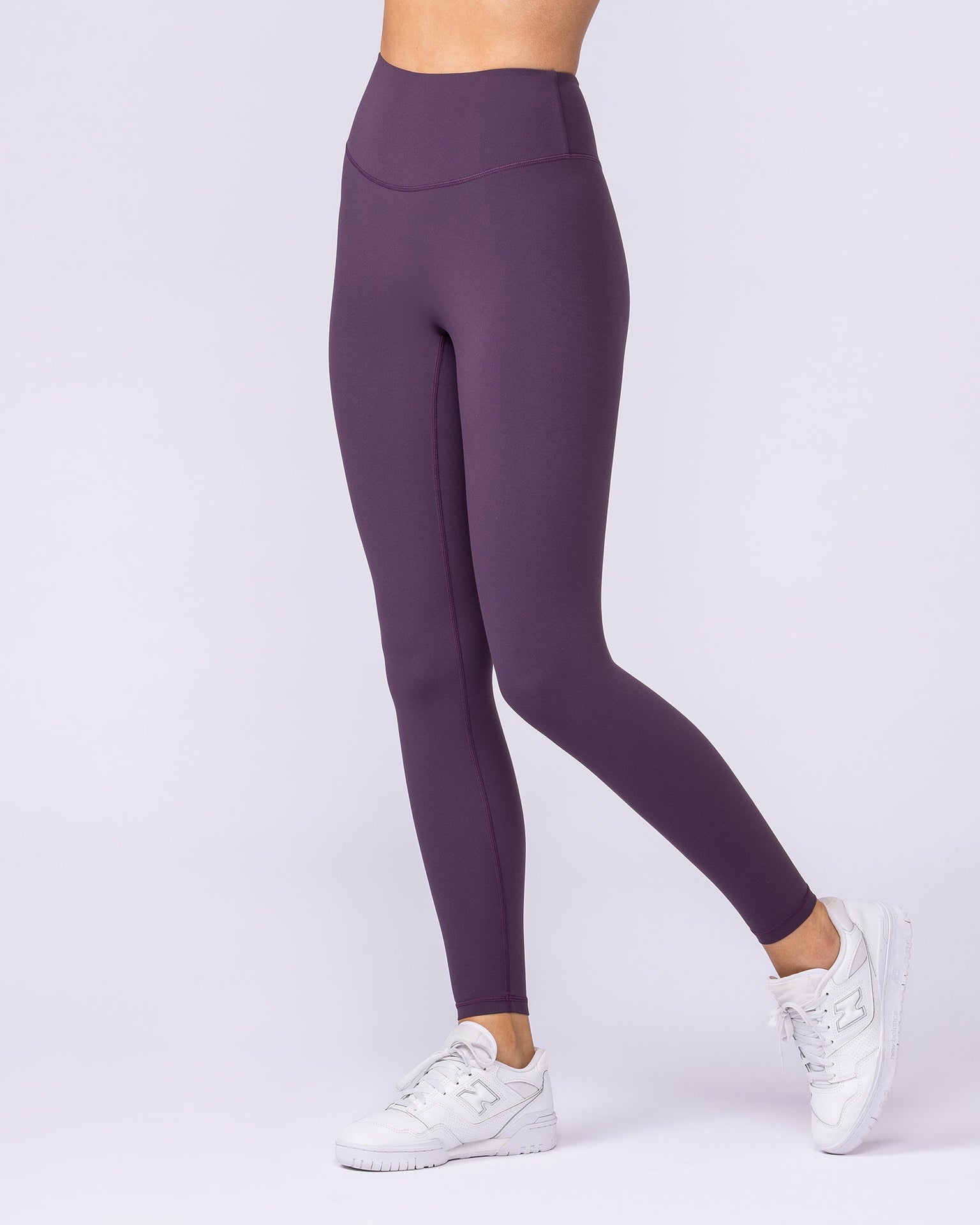 Aura Back Pocket Ankle Length Leggings - Midnight Plum-Leggings-XXS-1125123MIDNTPL-XXS-MNAPPRL45500-3-Muscle Nation