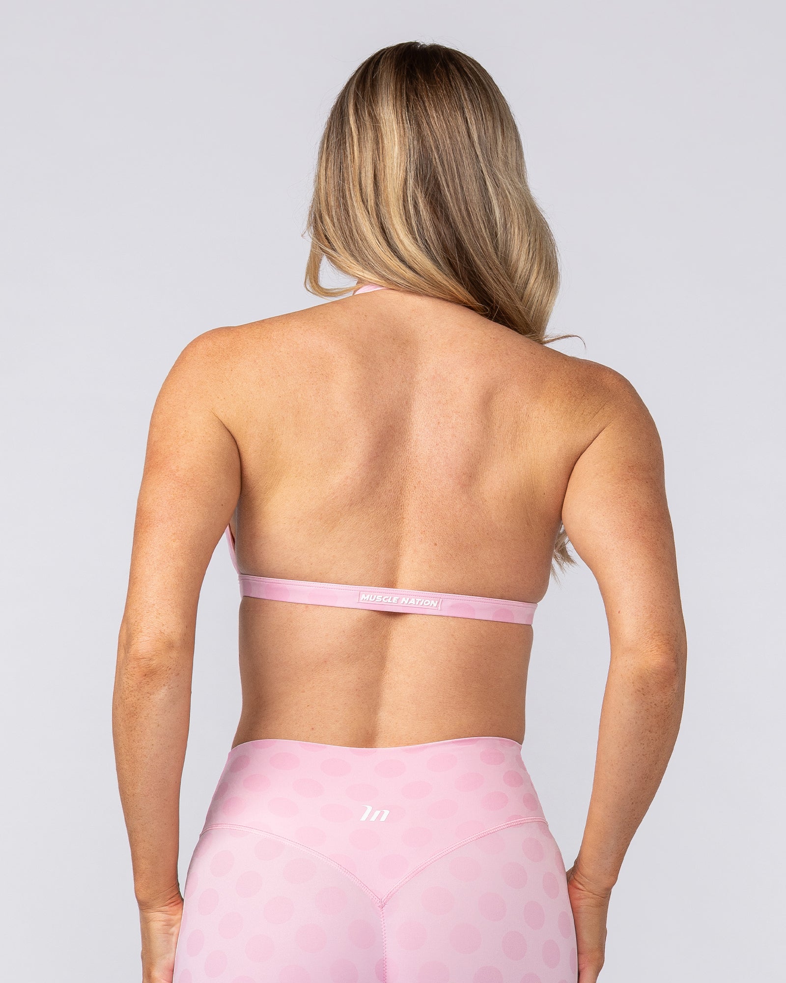 Aura Halter Bralette - Blossom Spot-Sports Bras-XXS-082503BLMSP-XXS-MNAPPRL43655-5-Muscle Nation
