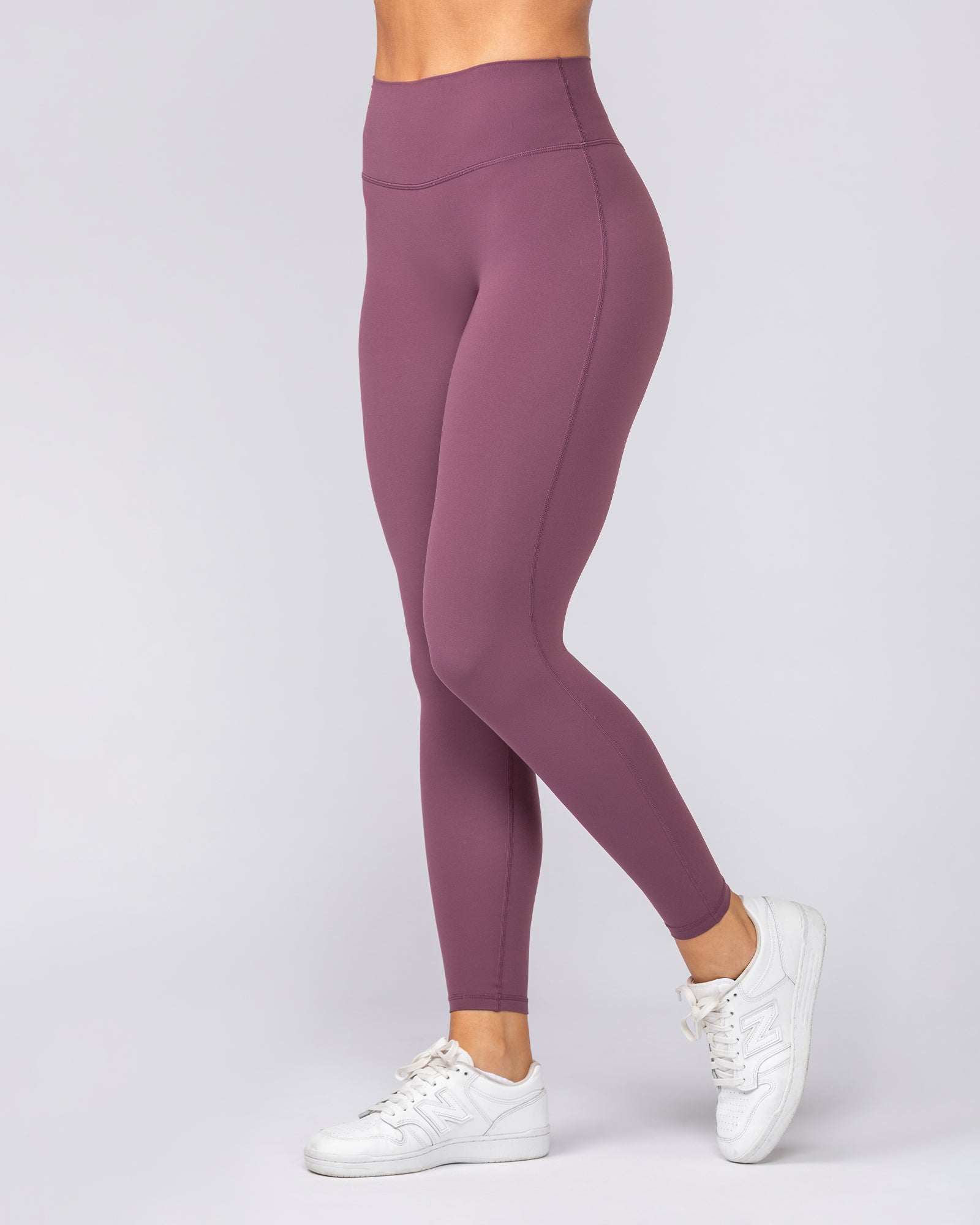 Aura Peachy Invisible Scrunch Ankle Leggings - Acai-Leggings-XXS-082507ACAI-XXS-MNAPPRL43786-4-Muscle Nation