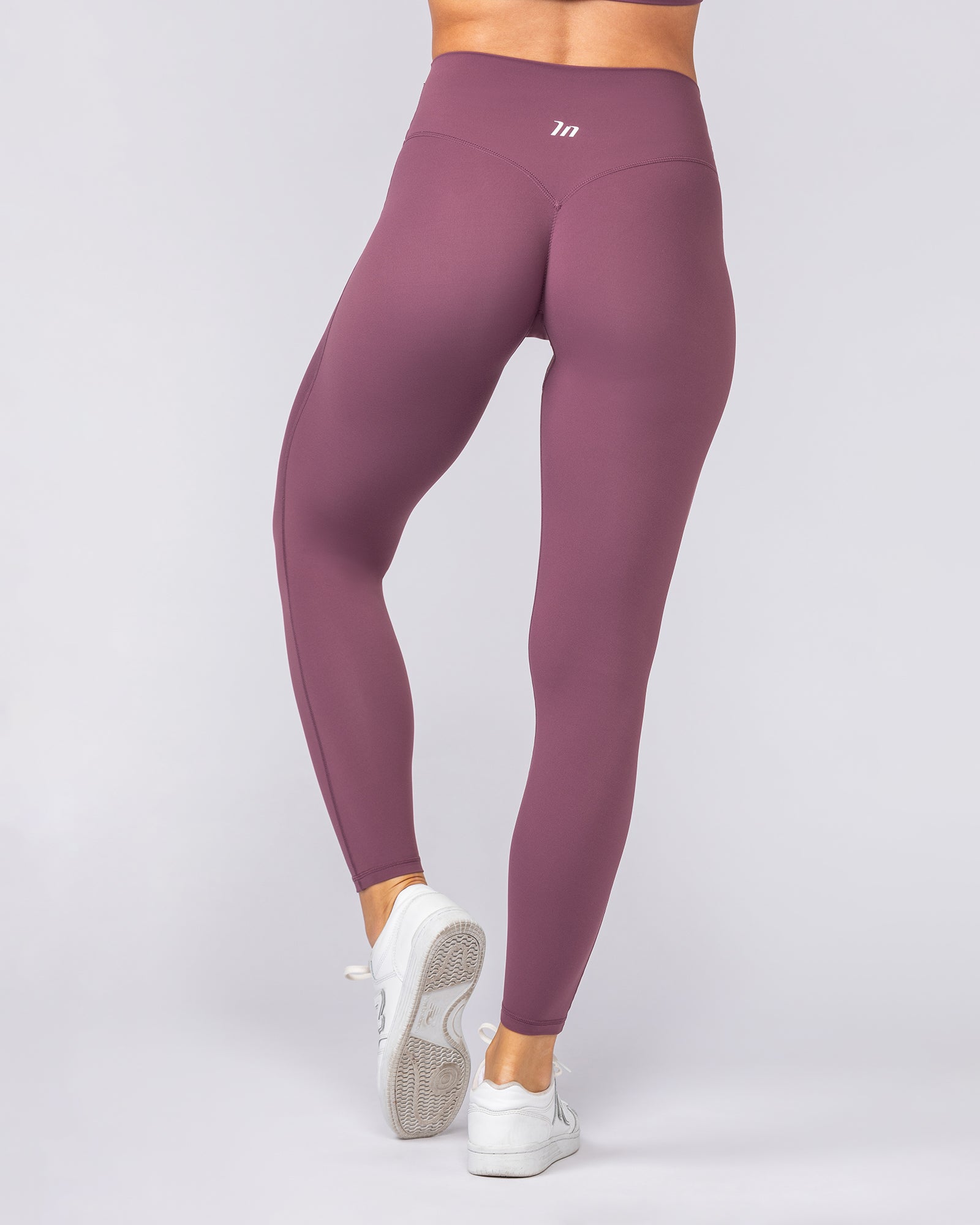 Aura Peachy Invisible Scrunch Ankle Leggings - Acai-Leggings-XXS-082507ACAI-XXS-MNAPPRL43786-6-Muscle Nation