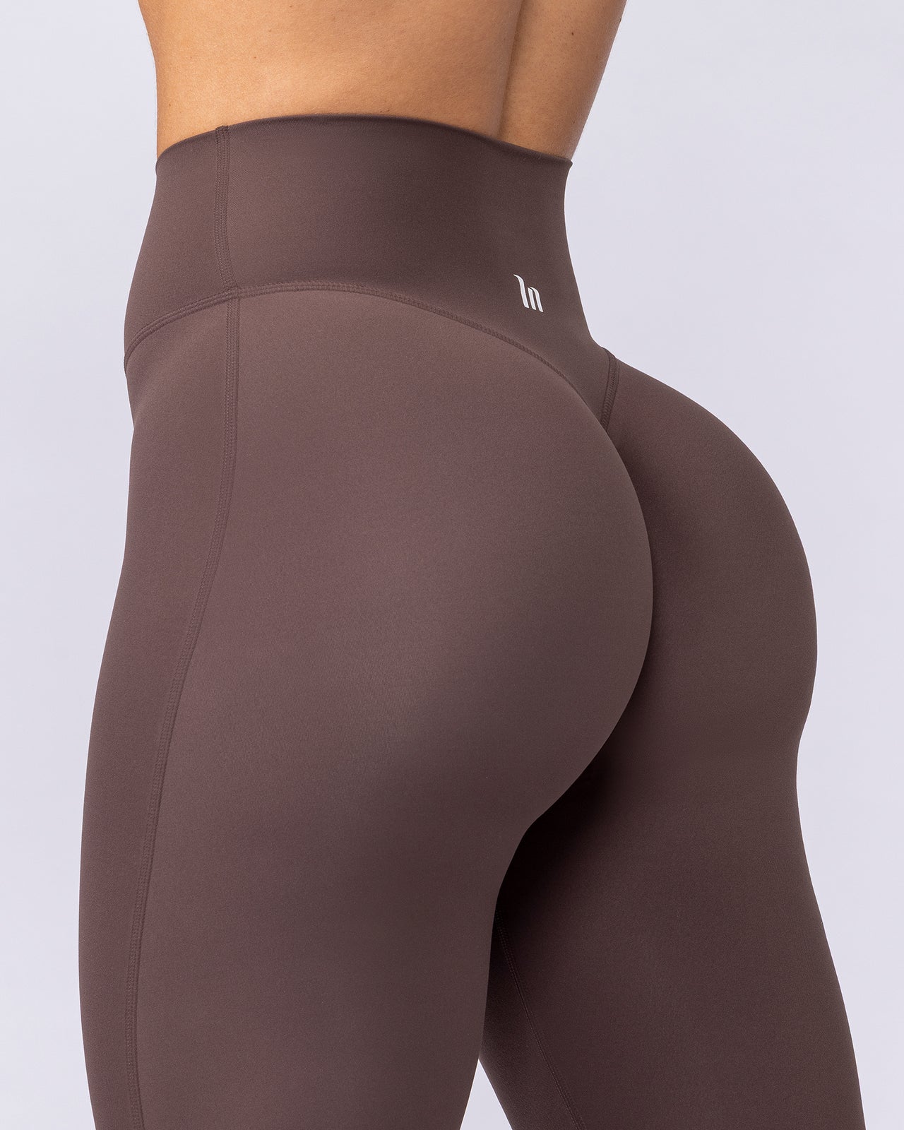 Aura Peachy Invisible Scrunch Ankle Leggings - Cola