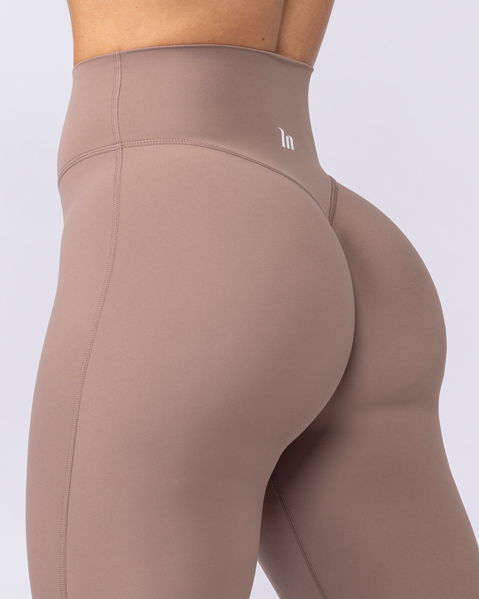 Aura Peachy Invisible Scrunch Ankle Leggings - Cookie