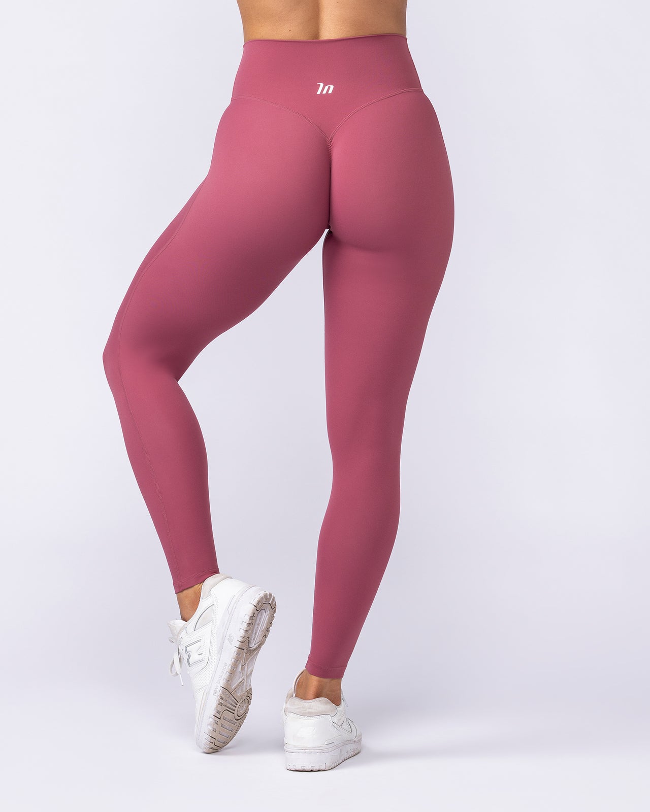 Aura Peachy Invisible Scrunch Ankle Leggings - Maple