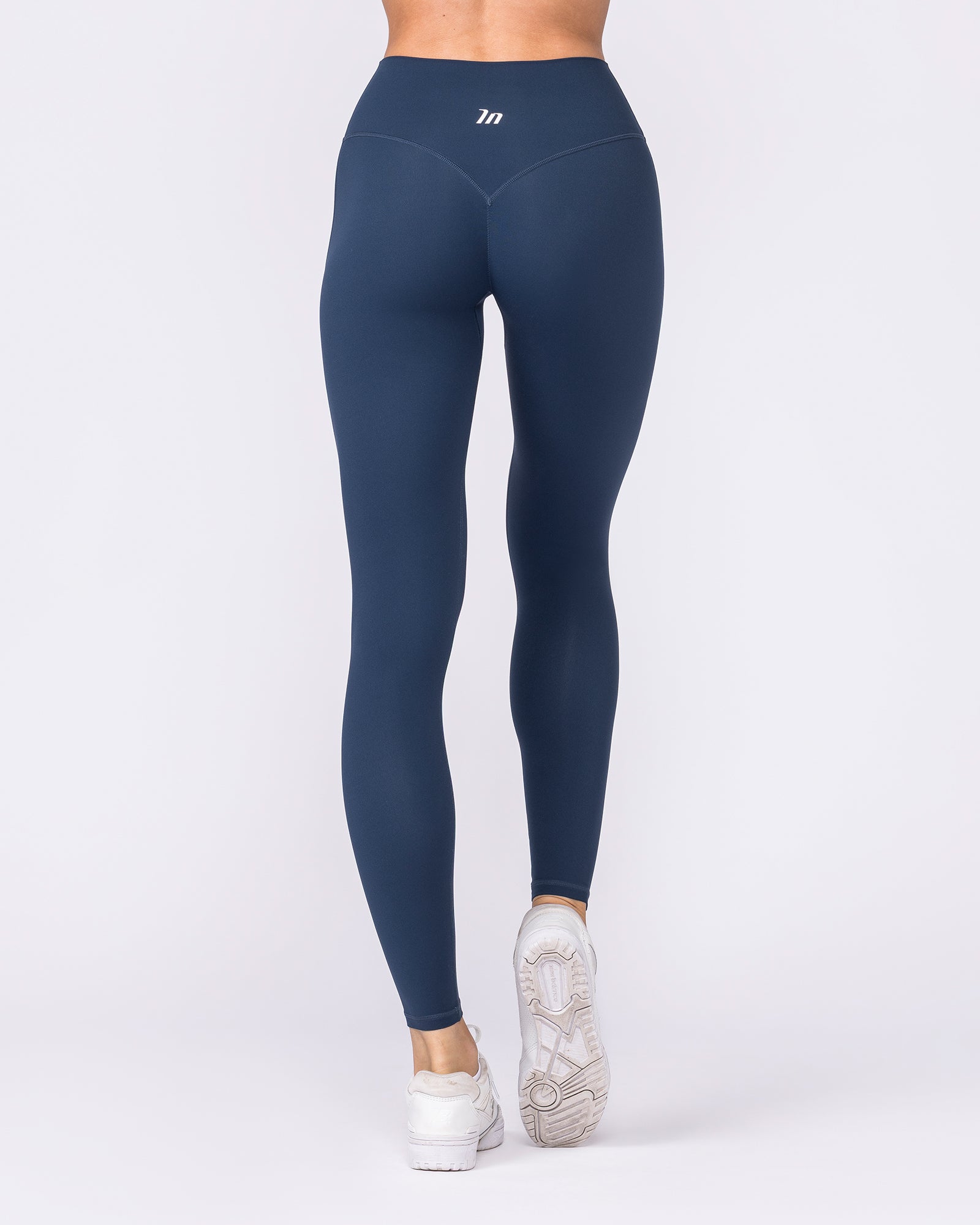 Aura Peachy Invisible Scrunch Ankle Leggings - Navy-Leggings-XXS-032605NAVY-XXS-MNAPPRL49077-5-Muscle Nation