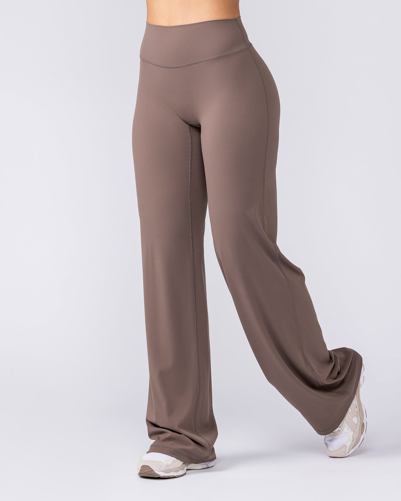 Aura Straight Leg Leggings Tall - Taupe