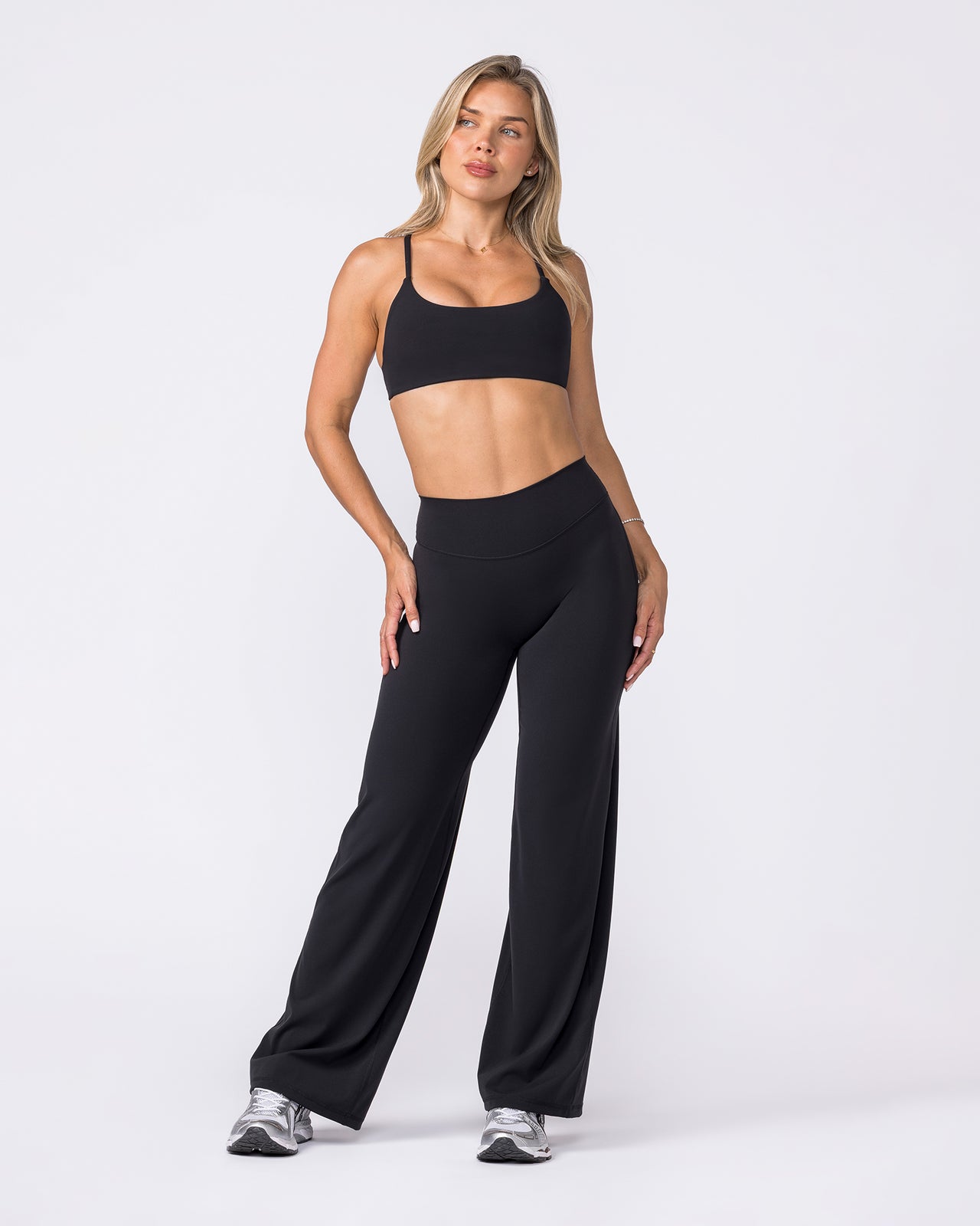 Aura Straight Leg Leggings Tall - Black-Leggings-XXS-032657TBLK-XXS-MNAPPRL51587-7-Muscle Nation