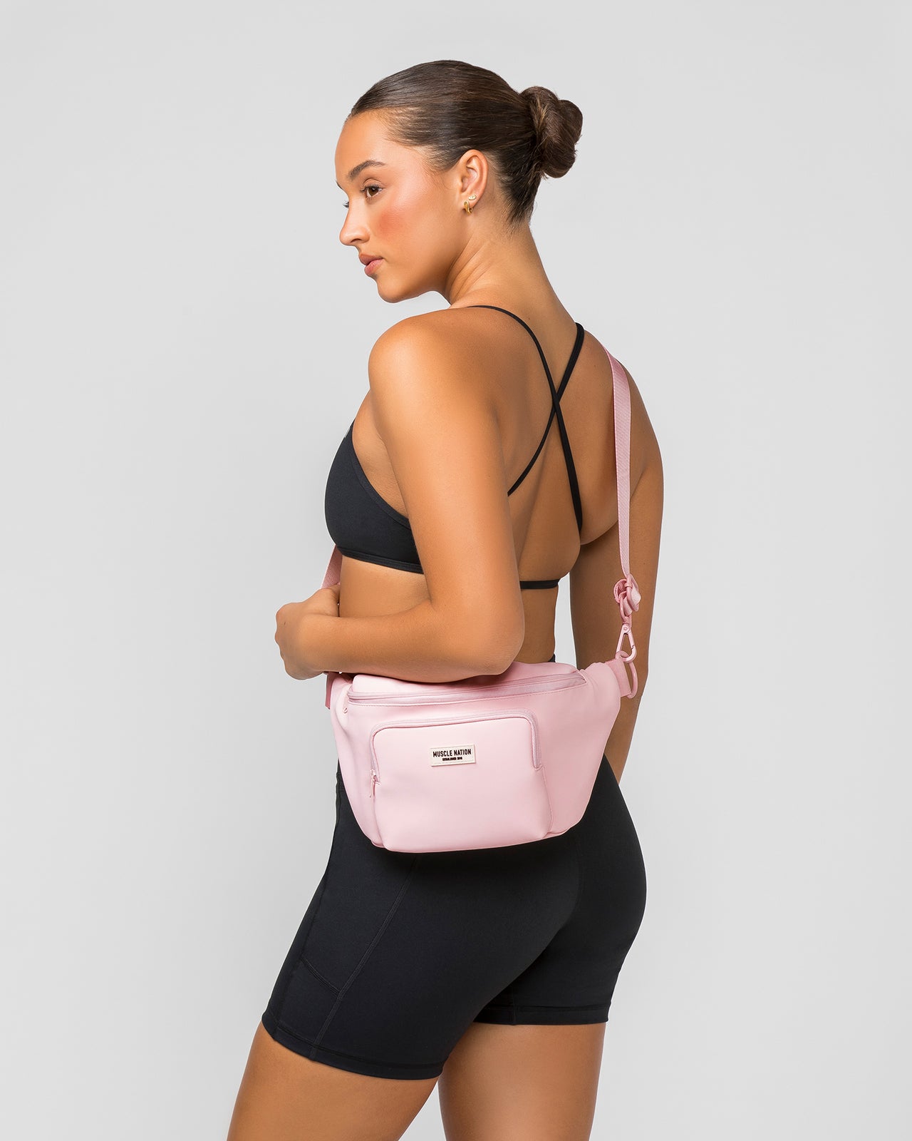 Cross Body Bag - Pale Pink-Bags-ONE-AC112331PALPNK-One Size-MNAPPRL28493-5-Muscle Nation