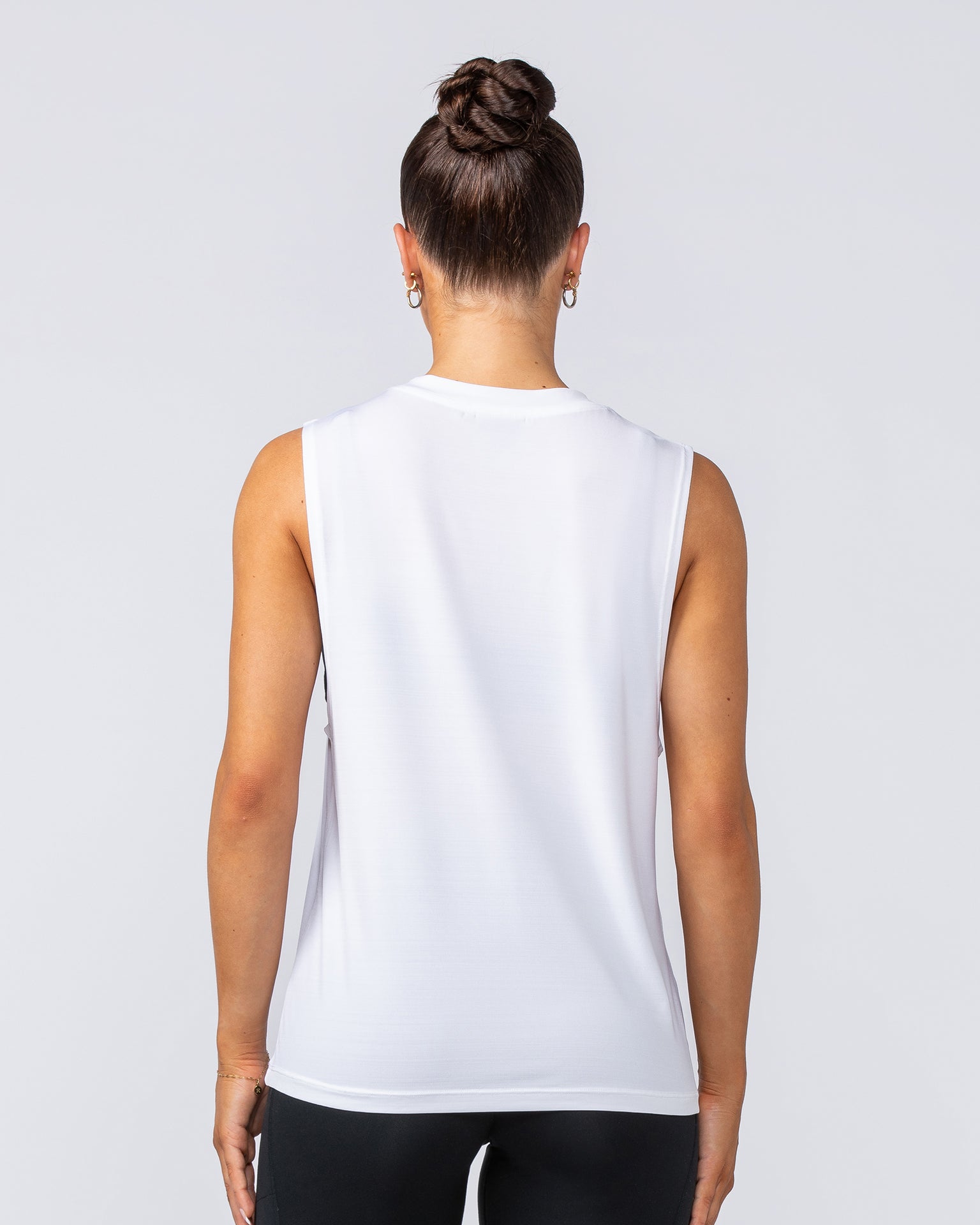 Active Drop Arm Training Tank - White-Singlets & Tanks-XXS-112406WHT-XXS-MNAPPRL32875-5-Muscle Nation