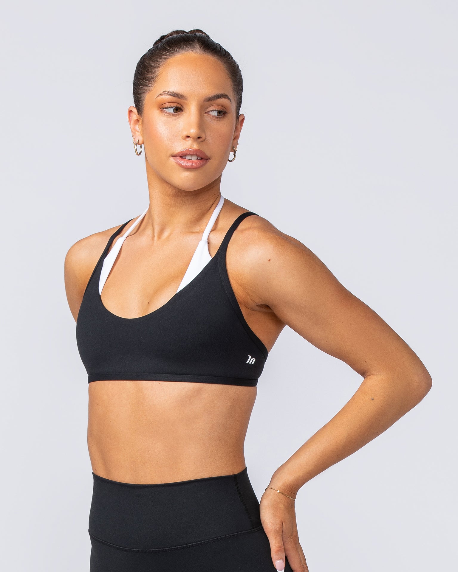 Stellar Bralette - Black-Bralettes-XXS-112455BLK-XXS-MNAPPRL33748-2-Muscle Nation
