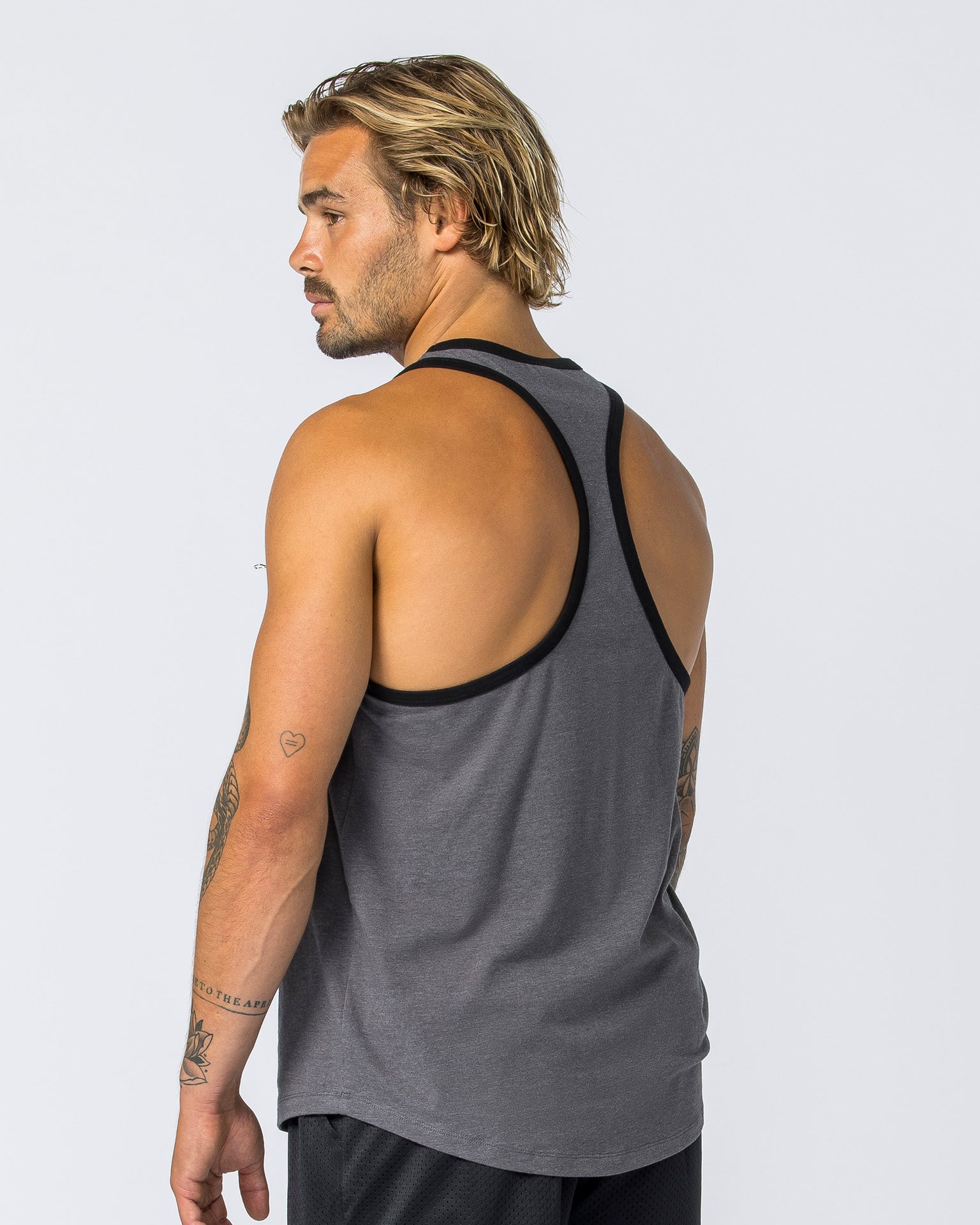 Striker Y Back Singlet - Mid Grey Marl-Singlets & Tanks-S-112363MDGRML-S-MNAPPRL28230-6-Muscle Nation