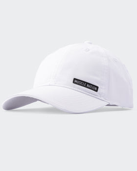 MN Active Cap - White-Accessories-White (Black logo)-ACC1124175WHTBLKLG-ONE-MNAPPRL32754-1-Muscle Nation