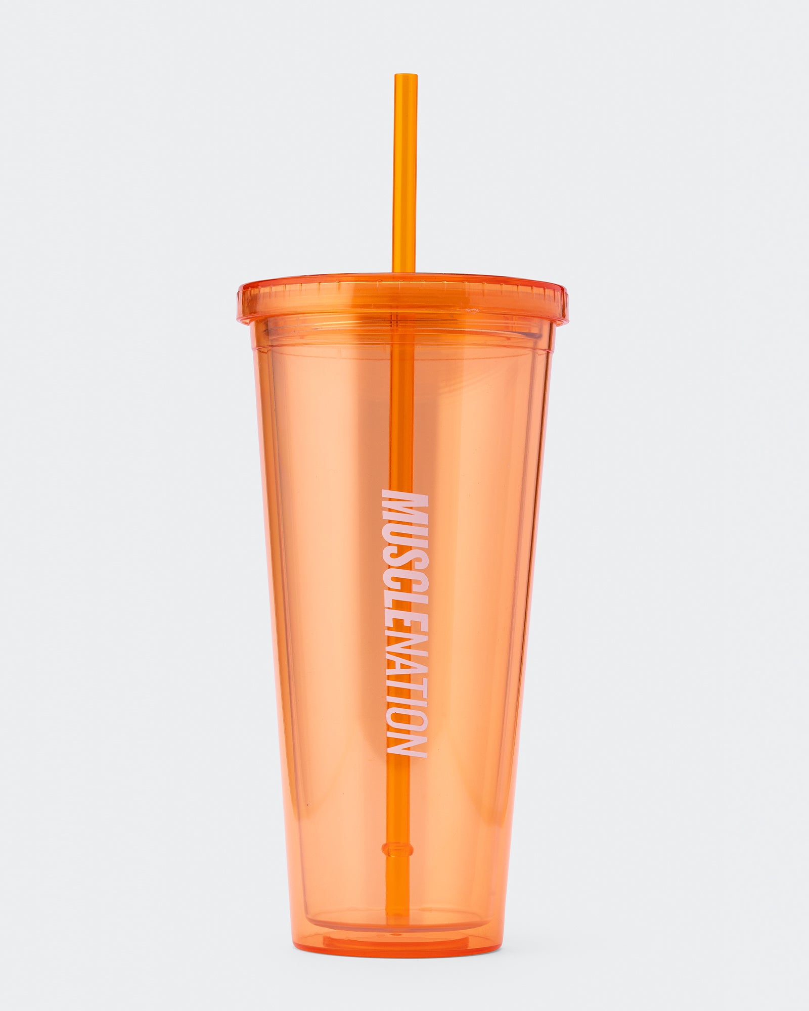 650ml Straw Cup-Accessories-Orange-ACC1124185ORNG-ONE-MNAPPRL32748-1-Muscle Nation