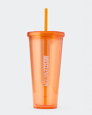 650ml Straw Cup-Accessories-Orange-ACC1124185ORNG-ONE-MNAPPRL32748-1-Muscle Nation