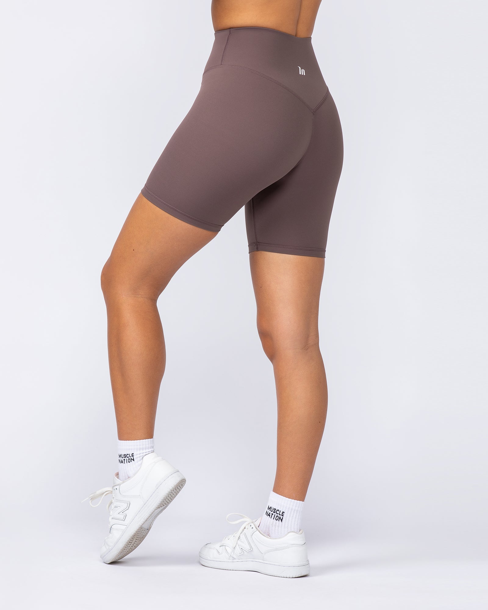 Ultra Aura Bike Shorts - Umber-Bottoms-XXS-1124111UMBR-XXS-MNAPPRL34297-4-Muscle Nation