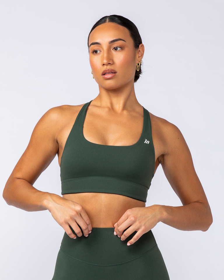 Unstoppable Bra - Dark Olive-Sports Bras-XXS-1124110DKOLV-XXS-MNAPPRL34288-5-Muscle Nation